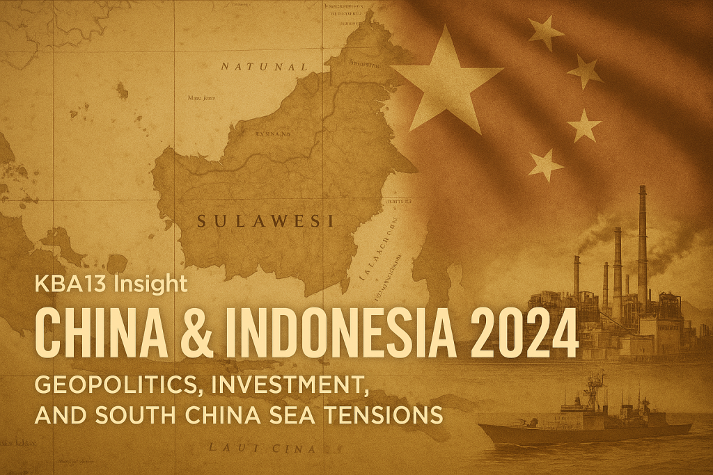 China strategy in Indonesia’s 2024 election – geopolitics, investment, and South China Sea tensions.