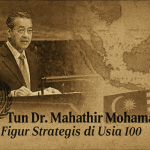 Tun Dr. Mahathir Mohamad di usia 100: dari Vision 2020 hingga peran strategis dalam politik Malaysia kontemporer. Figur ikonis dunia Melayu-Islam yang tetap relevan di panggung global.