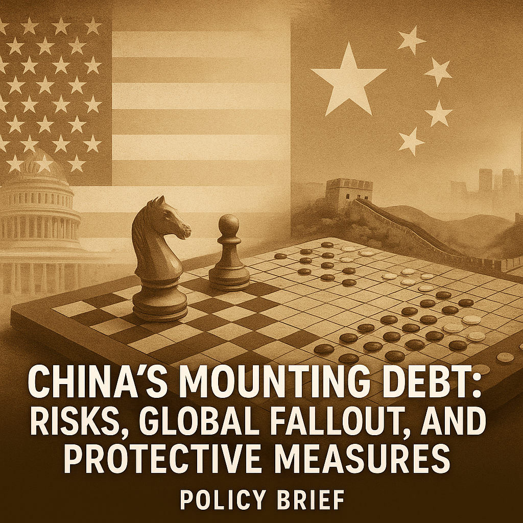 A strategic warning: China’s mounting debt is no longer a domestic issue but a global risk, with implications for markets, commodities, and sovereignty—KBA13 Policy Brief.