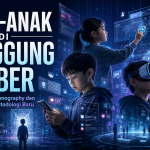 Anak-anak kini tidak hanya bermain di dunia digital, tetapi juga hidup, membentuk identitas, dan dipantau dalam panggung siber yang dikendalikan algoritma. Melalui virtual ethnography dan VR, esai ini membaca bagaimana masa kanak-kanak berubah menjadi ruang sosial baru—antara ekspresi diri, tekanan publik, komodifikasi, dan tantangan etis penelitian digital.