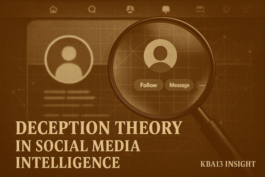 Unmasking deception: How social media intelligence protects digital identities in an age of misinformation.