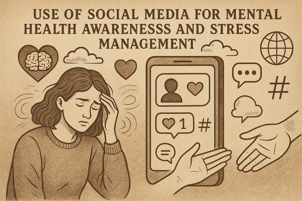 Social Media as a Bridge: Raising Mental Health Awareness and Managing Stress in the Digital Age.