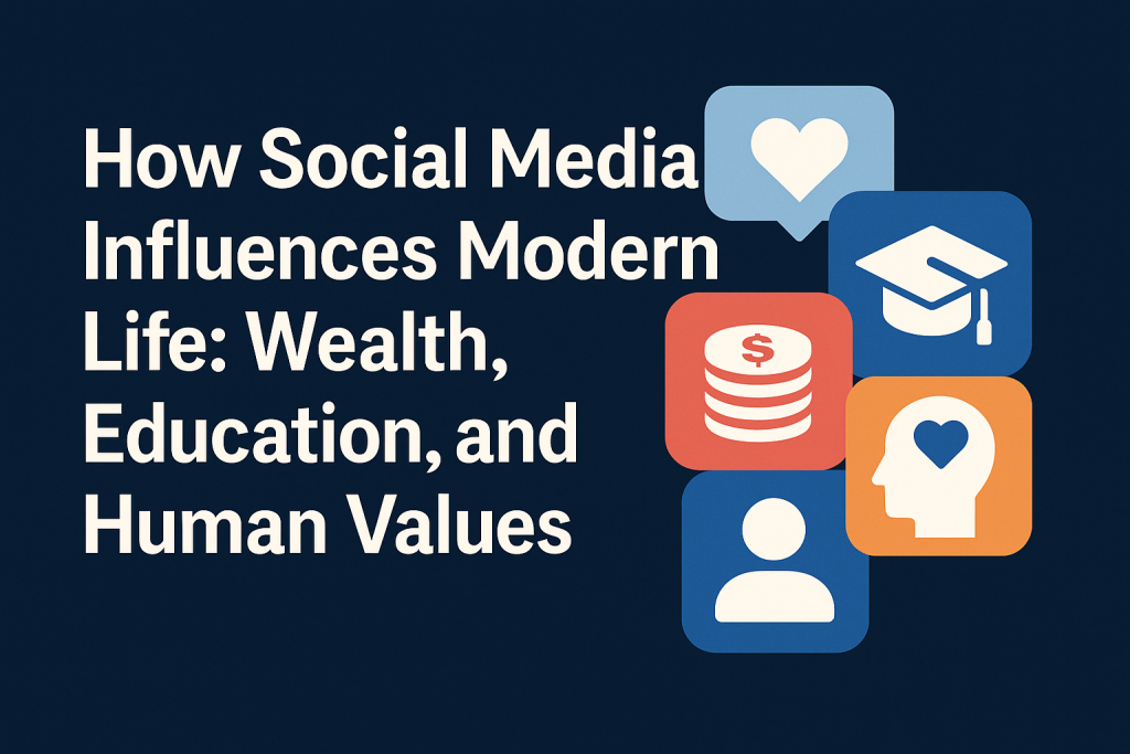 From luxury cars to viral sermons, social media defines success, shapes values, and challenges education and religion in the digital age.