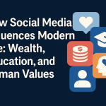 From luxury cars to viral sermons, social media defines success, shapes values, and challenges education and religion in the digital age.