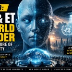 AI, extraterrestrial intelligence, and the architecture of 2040: a visual meditation on power, sovereignty, and humanity’s uncertain future in a world shaped by intelligence beyond the human frame.