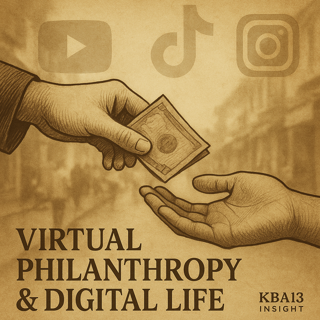 When generosity becomes a spectacle — Explore how YouTube, TikTok, and Instagram have turned social experiments into a culture of monetized kindness.