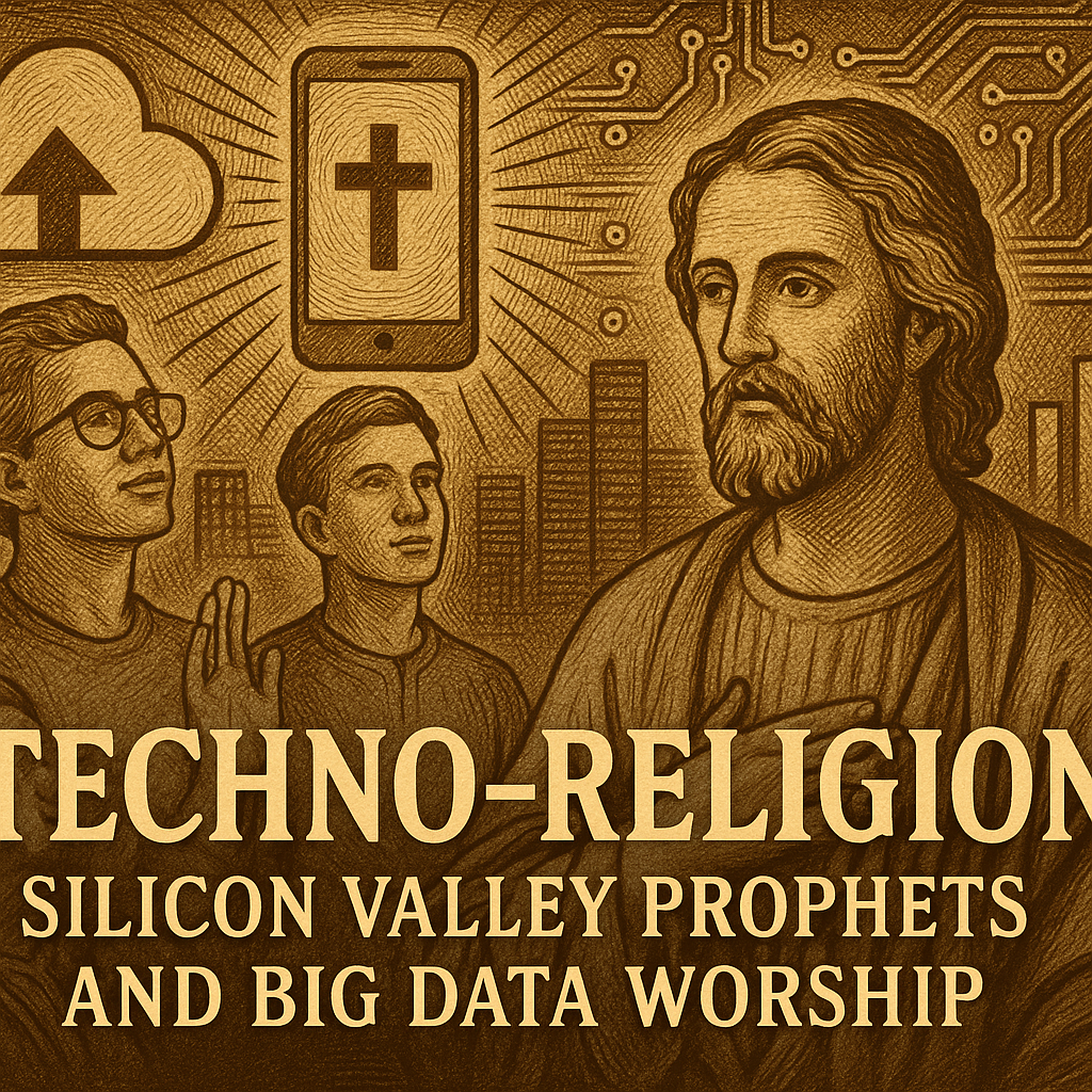 Techno-Religion: Silicon Valley Prophets and Big Data Worship — exploring how algorithms, AI, and digital prophets reshape spirituality in the 21st century.