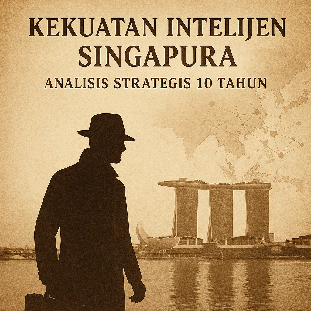 Kekuatan intelijen Singapura 10 tahun terakhir: struktur ISD, SID, DIS, peran think tank, aliansi global, inovasi teknologi, serta implikasi strategis di Asia Tenggara.