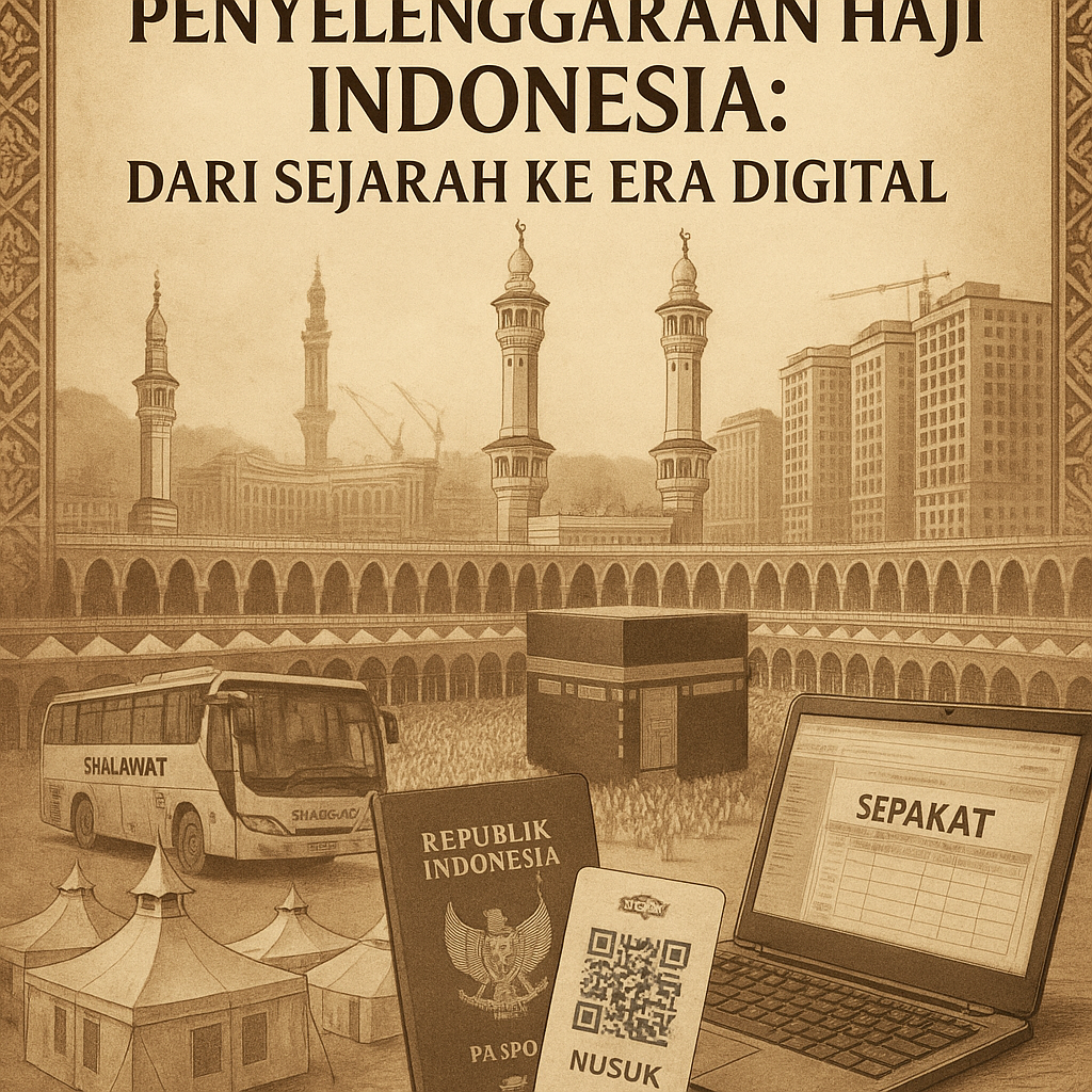 Dari sistem syaikh hingga era digital Nusuk dan SEPAKAT, perjalanan panjang penyelenggaraan haji Indonesia adalah kisah sejarah, diplomasi, dan inovasi.