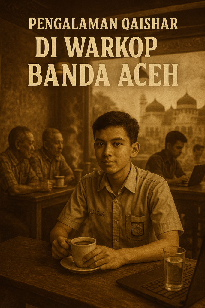 Siswa SMA, menikmati kopi sambil berbagi ruang dengan bapak-bapak penikmat kopi dan remaja produktif. Inilah wajah Aceh—tradisi ngopi lintas generasi yang tetap hidup di tengah modernitas