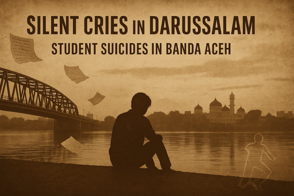 Silent Cries in Darussalam: A sobering look at the student suicide crisis in Banda Aceh, where financial strain, trauma, and silence cost young lives.