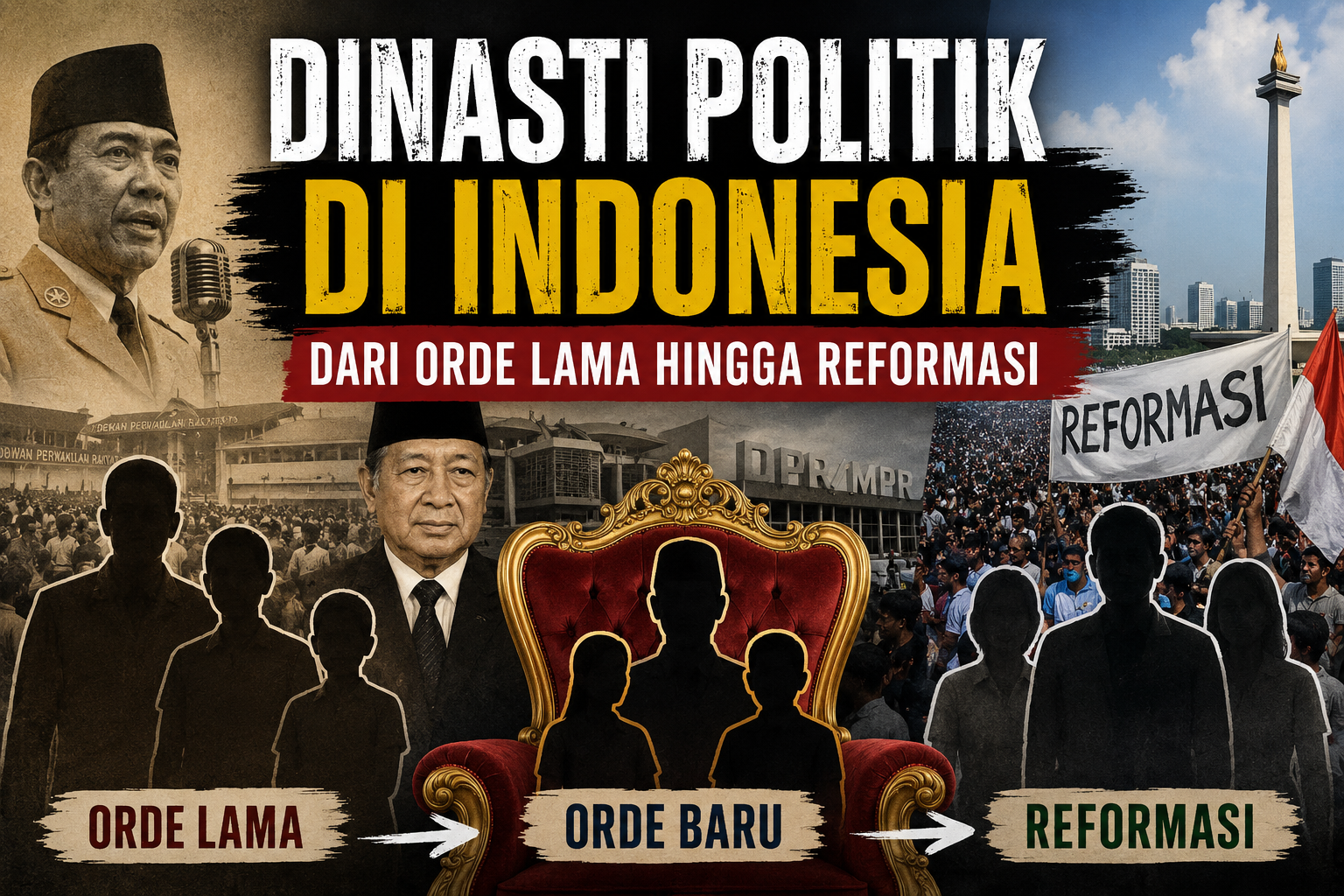 Dinasti Politik di Indonesia dari Orde Lama hingga Reformasi
