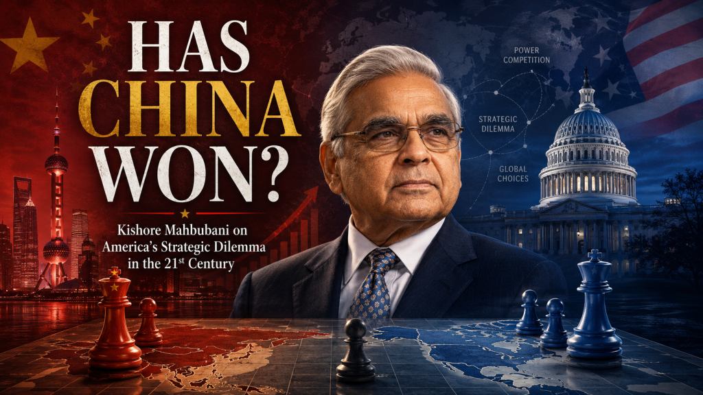 Between China’s rise and America’s strategic anxiety, Kishore Mahbubani raises one of the defining questions of the 21st century: has Washington truly understood the new global balance of power, or is it still trapped in the illusion of permanent Western primacy?