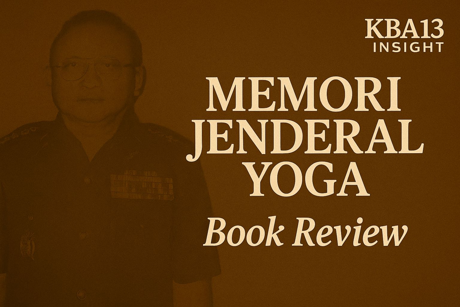 Memori Jenderal Yoga – Menyibak Jejak Intelijen dan Politik Orde Baru