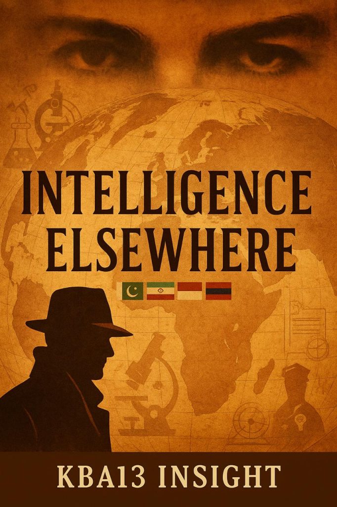Buku Intelligence Elsewhere: Spies and Espionage Outside the Anglosphere membuka tabir dunia intelijen global di luar dominasi Anglo-Saxon. Dari Pakistan, Iran, Indonesia, hingga Rusia, setiap negara punya tradisi intelijen yang unik—lahir dari sejarah kolonialisme, perang dingin, dan dinamika politik lokal.