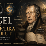 Hegel dan Dialektika Absolut: menelusuri gerak Being, Nothing, dan Becoming menuju kesadaran, sejarah dunia, dan puncak kebebasan universal.