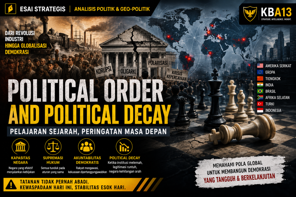 Political Order and Political Decay — membaca Francis Fukuyama.