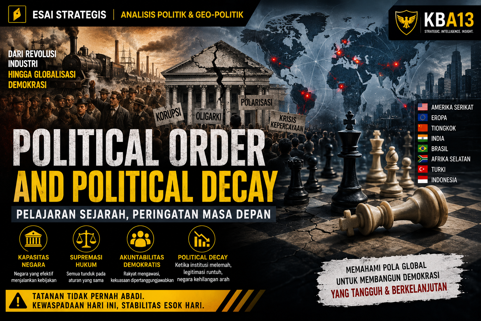 Political Order and Political Decay — membaca Francis Fukuyama.