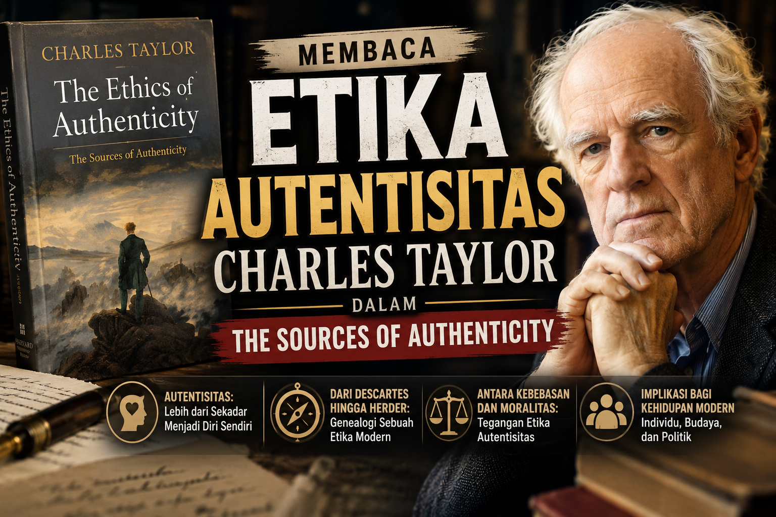 Membaca Etika Autentisitas Charles Taylor dalam The Sources of Authenticity.