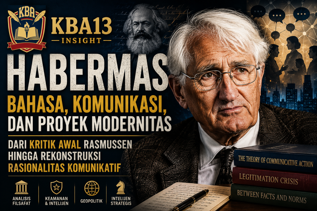 Habermas membaca krisis akal modern melalui bahasa, komunikasi, dan ruang publik.