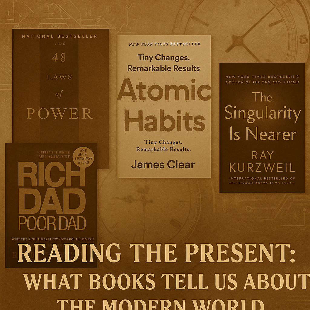 From power to habits, from wealth to technology – the books we read today reveal the anxieties and ambitions of our age.