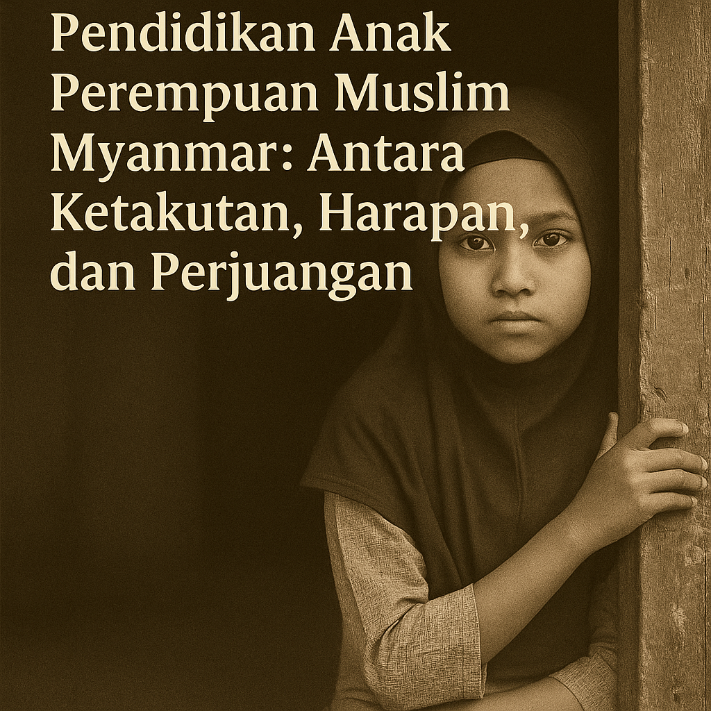 Pendidikan Anak Perempuan Muslim di Myanmar: Narasi tentang ketakutan, harapan, dan perjuangan dalam meraih hak pendidikan di tengah diskriminasi dan konflik.
