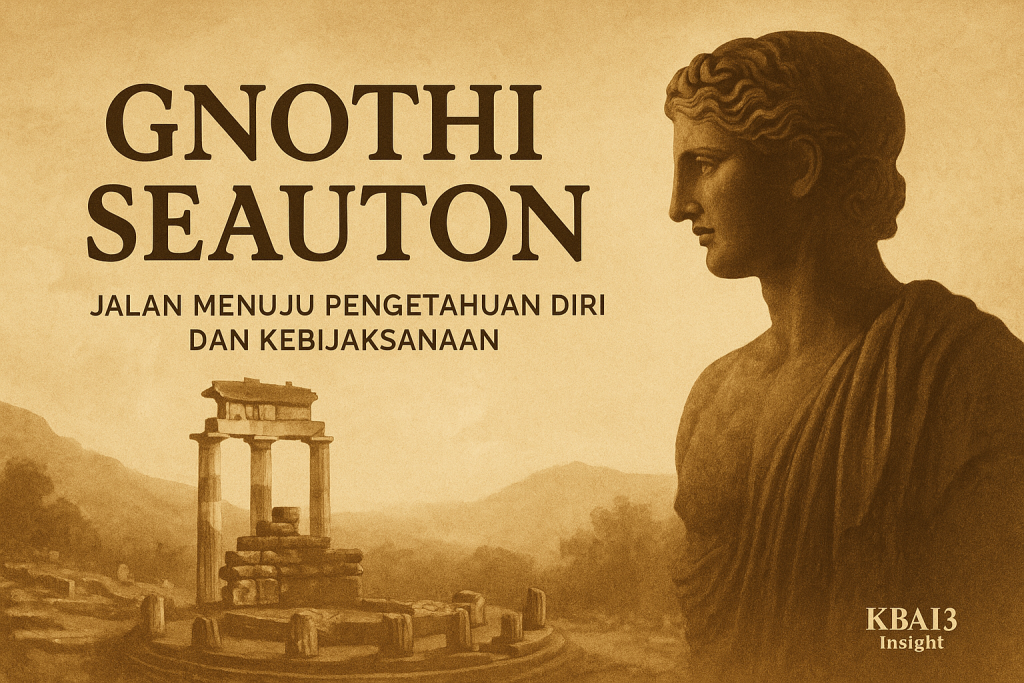 Gnothi Seauton: serpihan hikmah abadi dari Delphi, jalan menuju pengetahuan diri dan kebijaksanaan.