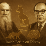 Isaiah Berlin dan Leo Tolstoy dalam bingkai paradoks antara pencarian hukum sejarah yang universal dan kenyataan empiris yang terpecah.