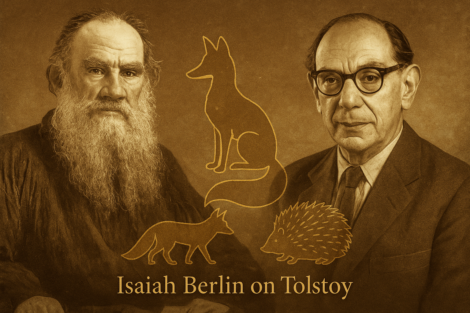 Isaiah Berlin dan Leo Tolstoy dalam bingkai paradoks antara pencarian hukum sejarah yang universal dan kenyataan empiris yang terpecah.