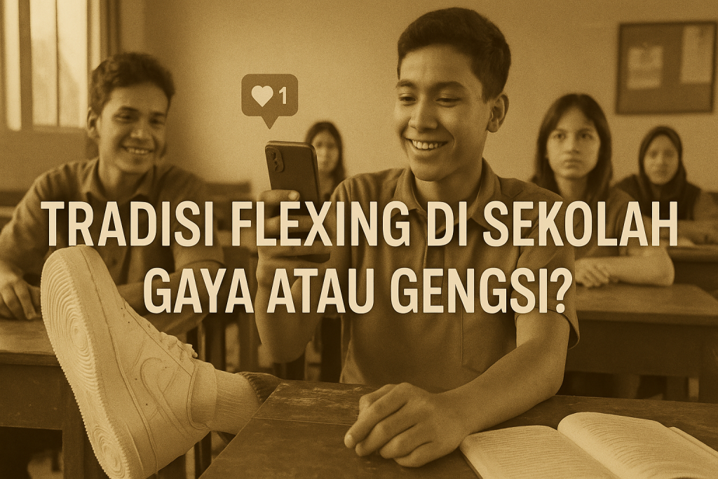 Fenomena flexing di sekolah SMA: antara gaya hidup, gengsi, dan kebutuhan eksistensi anak muda.