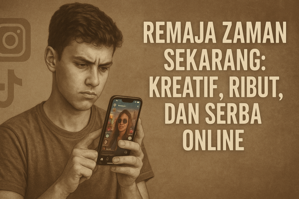 Remaja zaman sekarang hidup di era digital: kreatif, penuh drama, tapi juga selalu menemukan cara baru untuk eksis.