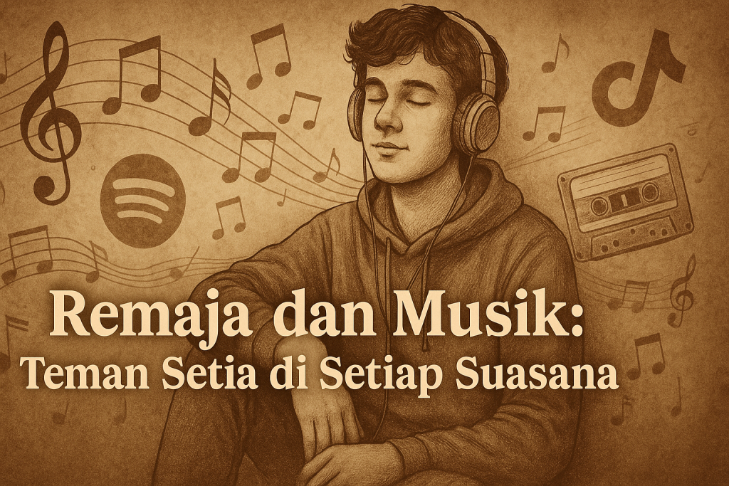 Bagi remaja, musik bukan sekadar hiburan. Ia adalah sahabat yang selalu hadir di setiap suasana hati.