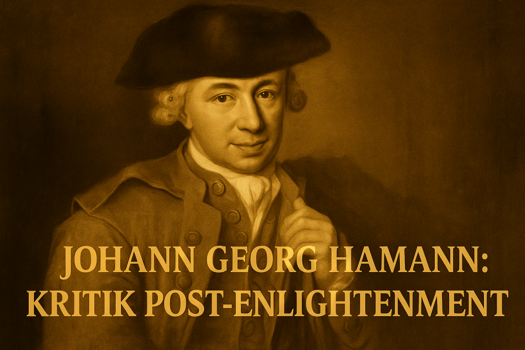Johann Georg Hamann: Kritik Post-Enlightenment