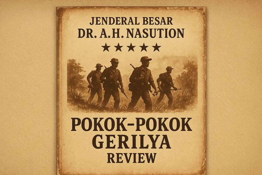 Pokok-Pokok Gerilya karya Jenderal Besar A.H. Nasution bukan sekadar buku militer, melainkan panduan strategi rakyat semesta. Dari medan perjuangan hingga ruang akademi internasional, karya ini menjadi rujukan abadi tentang ketahanan, ideologi, dan sinergi antara militer serta rakyat.