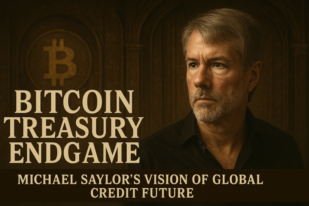 Bitcoin Treasury Endgame: Michael Saylor’s Vision of Global Credit Future