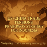 Indonesia stands at the crossroads of US–China trade tensions. Under Prabowo Subianto, sovereignty, balance, and strategy will define the nation’s path to 2045.