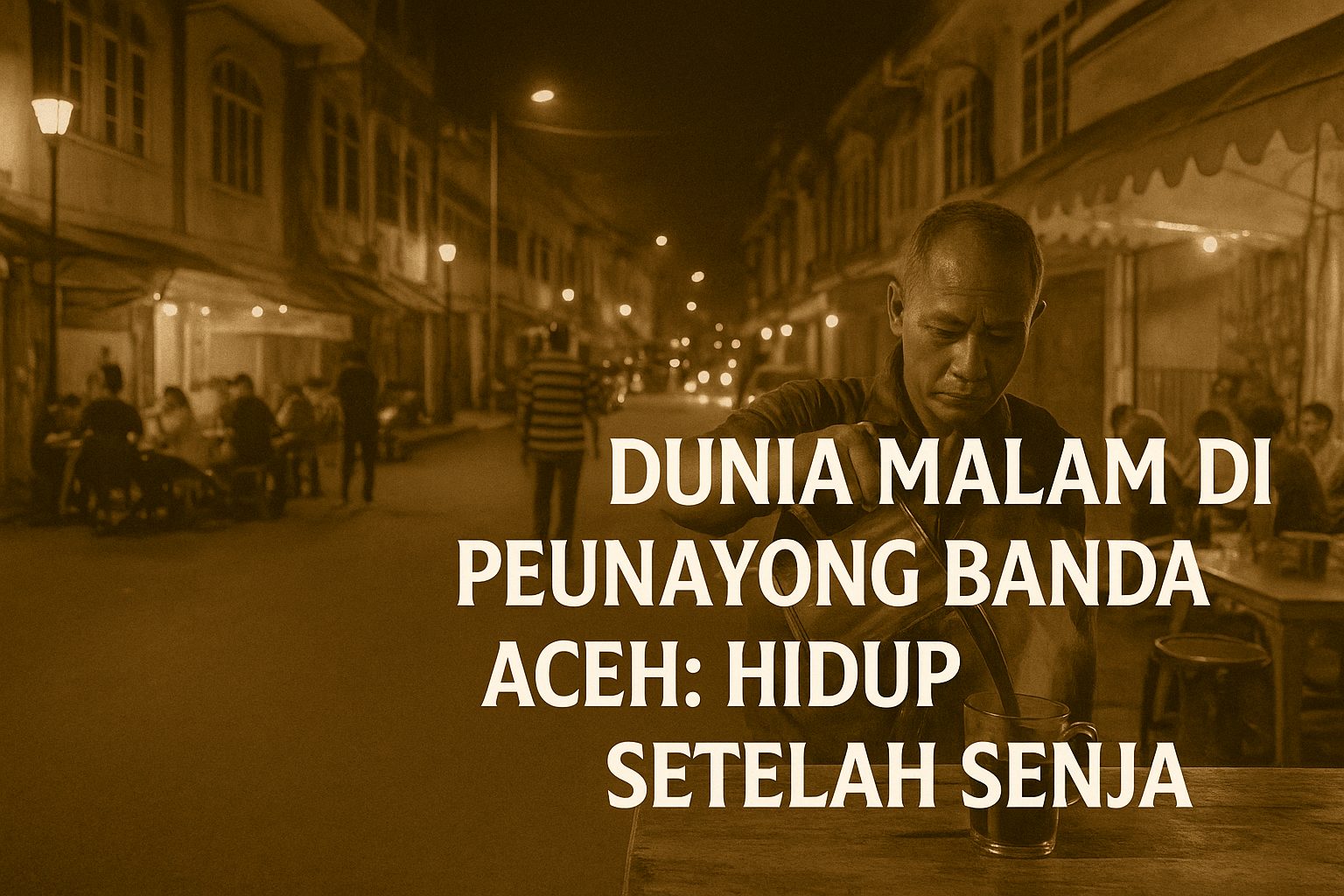 Dunia Malam di Peunayong Banda Aceh: Kehidupan, Kuliner, dan Jejak Tionghoa Setelah Senja