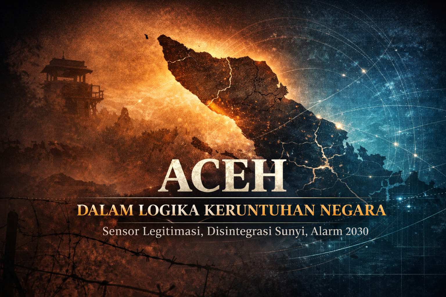 Aceh dalam Logika Keruntuhan Negara: Sensor Legitimasi, Disintegrasi Sunyi, dan Alarm 2030