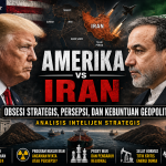 Amerika tidak sedang menghadapi Iran—Amerika sedang terjebak dalam konstruksi ancamannya sendiri. Dari kudeta 1953 hingga “maximum pressure,” esai ini membongkar bagaimana obsesi strategis berubah menjadi kebuntuan geopolitik yang berbiaya tinggi.