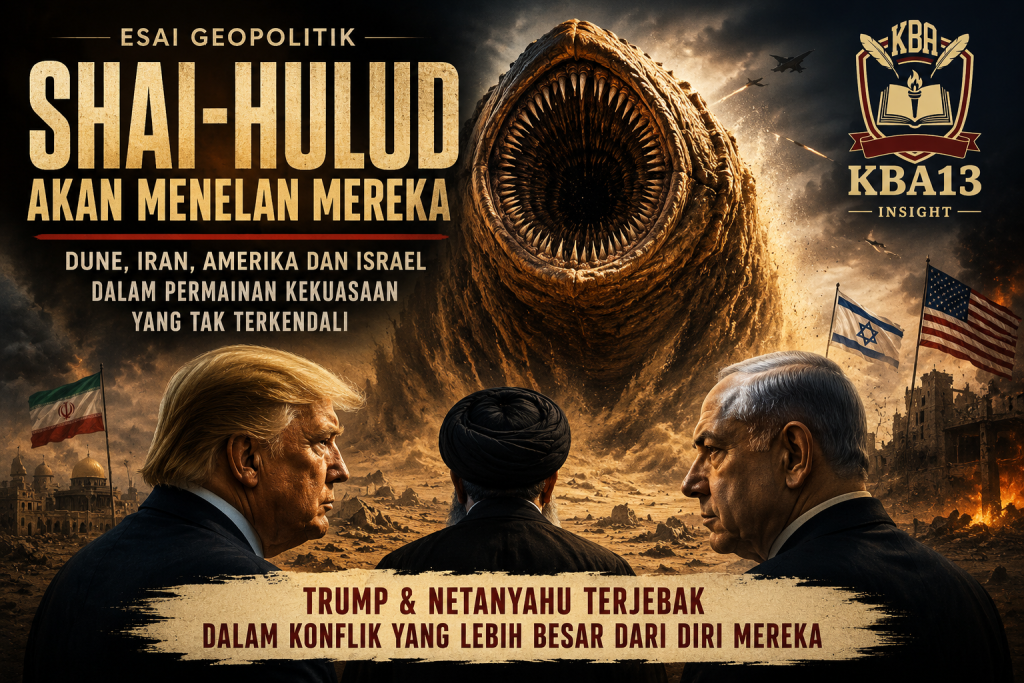 Membaca konflik Iran, Amerika, dan Israel melalui dunia Dune—tentang Muad’Dib, Bene Gesserit, Shai-Hulud,