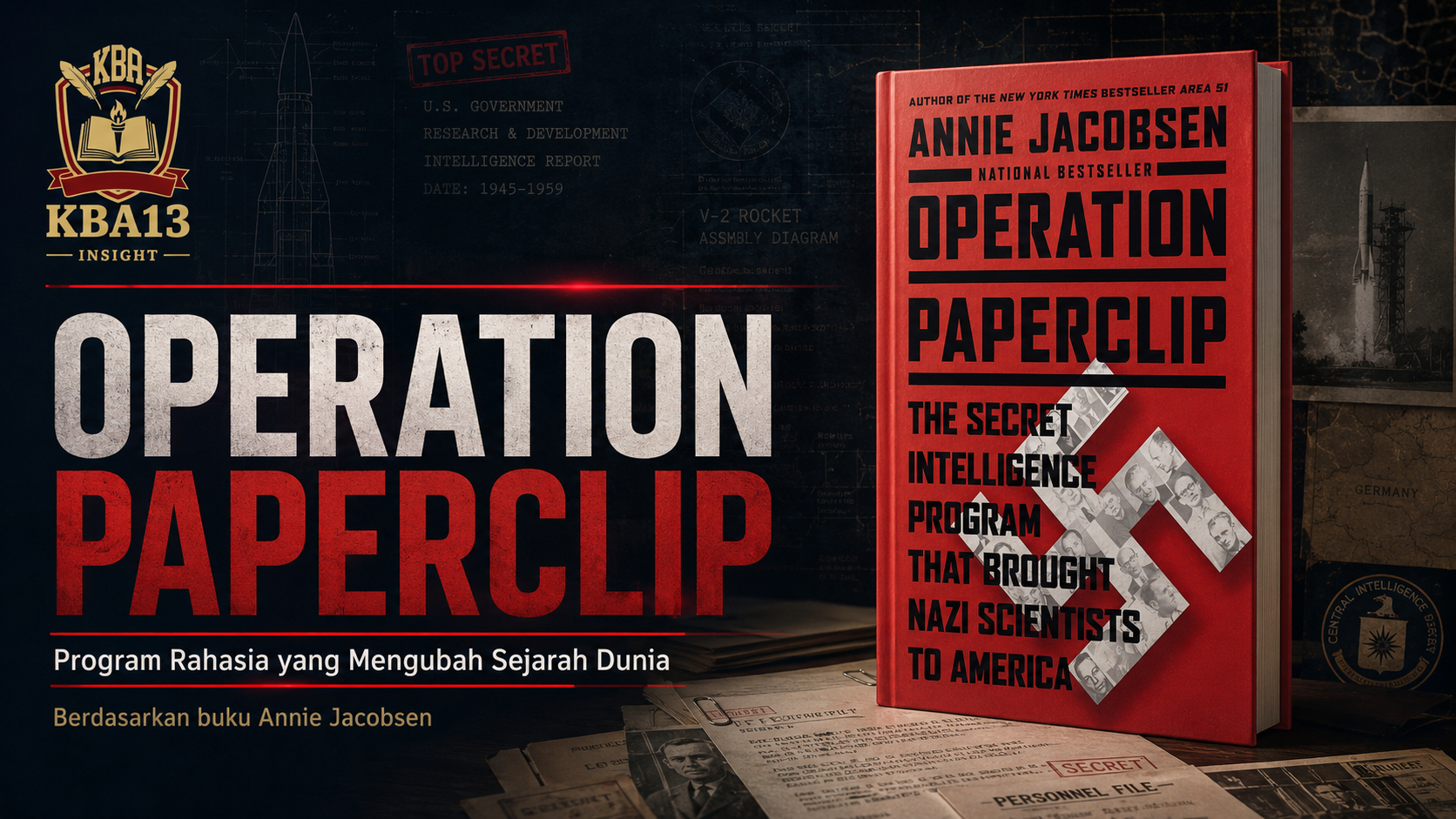 Operation Paperclip: Program Rahasia Amerika Merekrut Ilmuwan Nazi