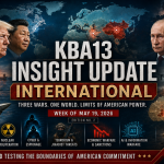 A strategic intelligence map of the week: Iran, China, Ukraine, Taiwan, nuclear risk, cyber warfare, and the overstretch of American power.