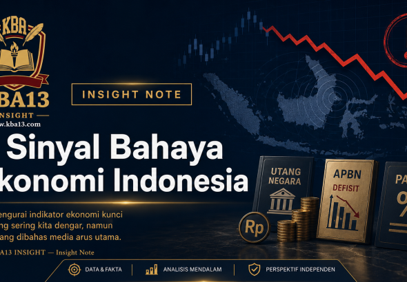 Analisis KBA13 INSIGHT tentang bahaya ekonomi Indonesia 2026
