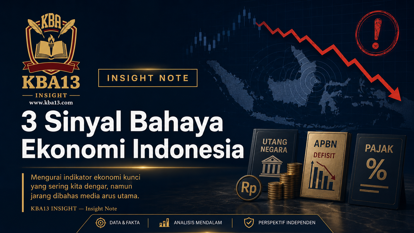 Analisis KBA13 INSIGHT tentang bahaya ekonomi Indonesia 2026