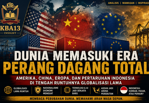 Dunia Memasuki Era Perang Dagang Total: Amerika, China, Eropa, dan Pertaruhan Indonesia