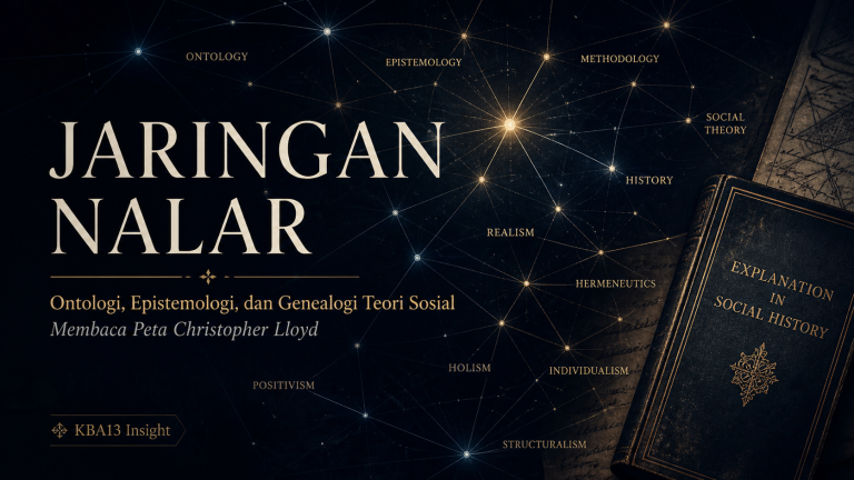 Jaringan Nalar: membaca Christopher Lloyd sebagai arsitek peta besar teori sosial, tempat ontologi, epistemologi, metodologi, dan sejarah sosial bertemu dalam satu medan intelektual yang kompleks.