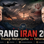 Perang Iran 2026 menjadi titik api baru dalam geopolitik global: Trump, Netanyahu, Teheran, nuklir Iran, dan Selat Hormuz bertemu dalam satu krisis strategis yang mengguncang keamanan energi dunia serta masa depan Timur Tengah.