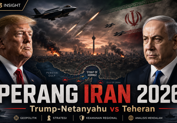 Perang Iran 2026 menjadi titik api baru dalam geopolitik global: Trump, Netanyahu, Teheran, nuklir Iran, dan Selat Hormuz bertemu dalam satu krisis strategis yang mengguncang keamanan energi dunia serta masa depan Timur Tengah.