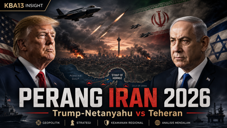 Perang Iran 2026 menjadi titik api baru dalam geopolitik global: Trump, Netanyahu, Teheran, nuklir Iran, dan Selat Hormuz bertemu dalam satu krisis strategis yang mengguncang keamanan energi dunia serta masa depan Timur Tengah.