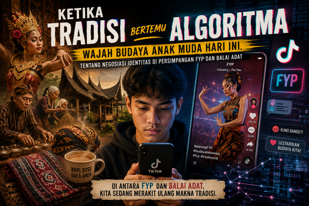 Ketika tradisi masuk ke FYP, budaya tidak sekadar viral; budaya sedang dinegosiasikan ulang oleh generasi digital.